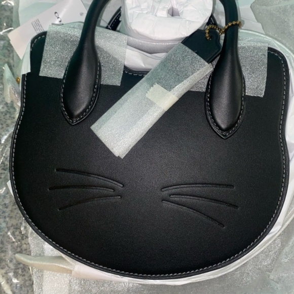 Coach Black Cat Bag - Picture 3 of 10